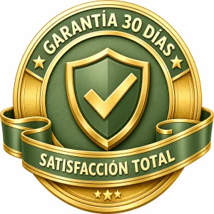 Garantía 100% Satisfacción